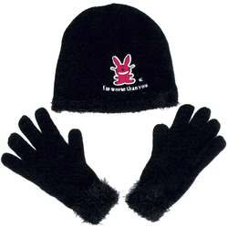 6 Bunny Beanie avec des gants assortis pour tous